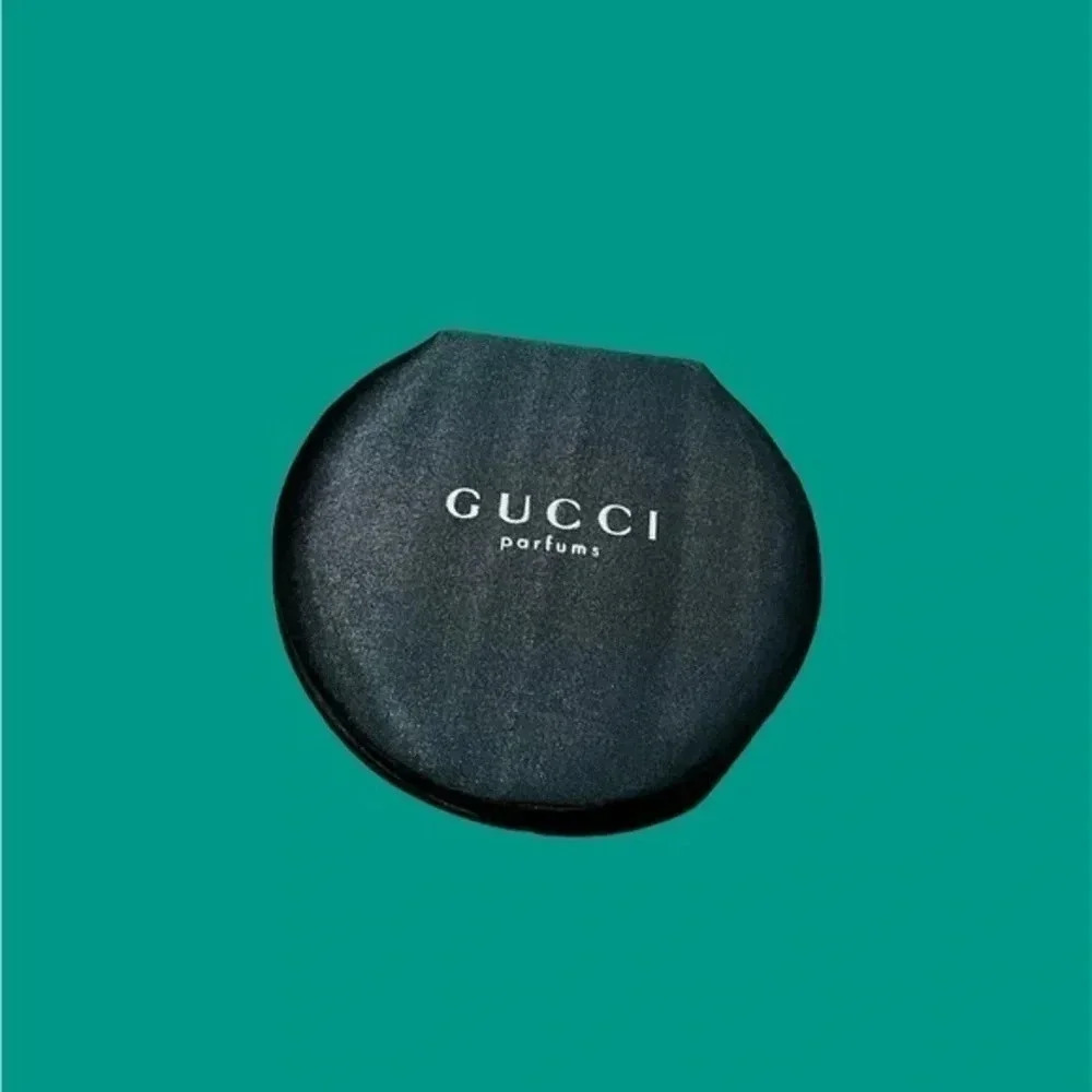 Vintage Green Gucci Parfums compact Mirror
